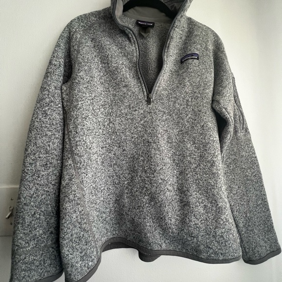 Patagonia Half Zip Fleece Better Sweater Medium Gray - Picture 4 of 8